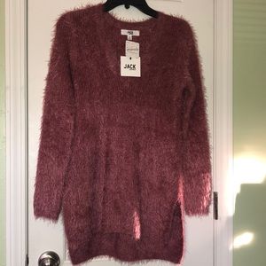 Heavy, Fuzzy Pink Sweater